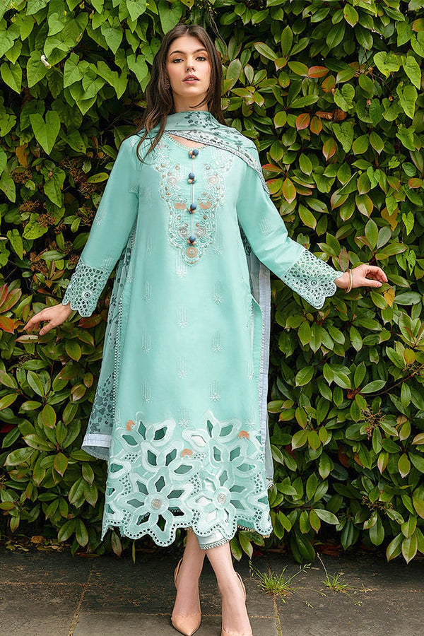 MUSHQ | DHANAK | Unstitch | 3PC | SI - F - 44 - Ferozi