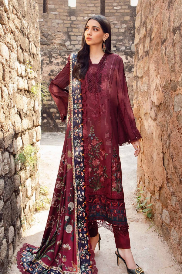 MARIA.B. | EMBROIDERED LAWN | UNSTITCH | 3PC | SI - F - 6033