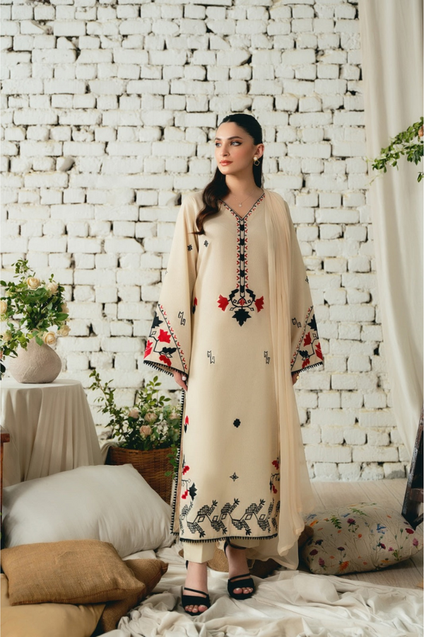 MIRANA | EMBROIDERED LAWN | UNSTITCH | 3PC | SI - F - 6068